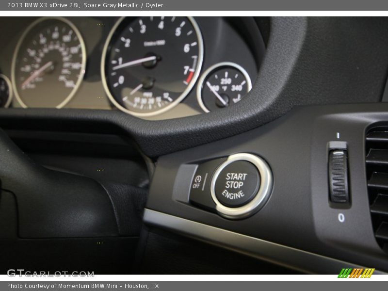 Space Gray Metallic / Oyster 2013 BMW X3 xDrive 28i