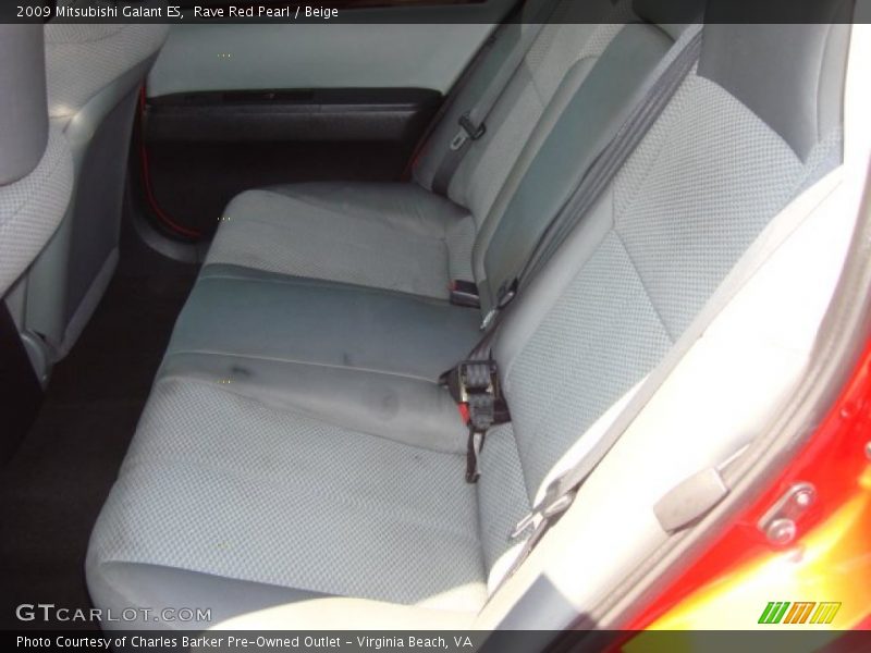Rave Red Pearl / Beige 2009 Mitsubishi Galant ES