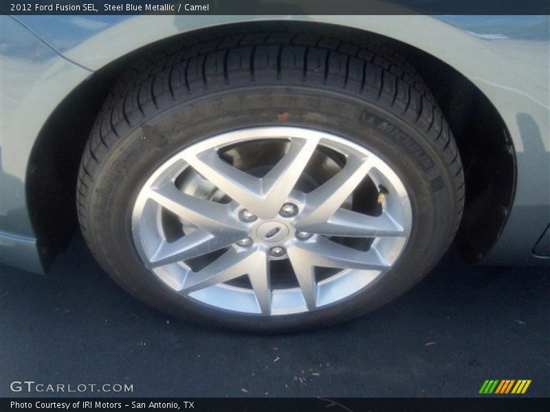 Steel Blue Metallic / Camel 2012 Ford Fusion SEL