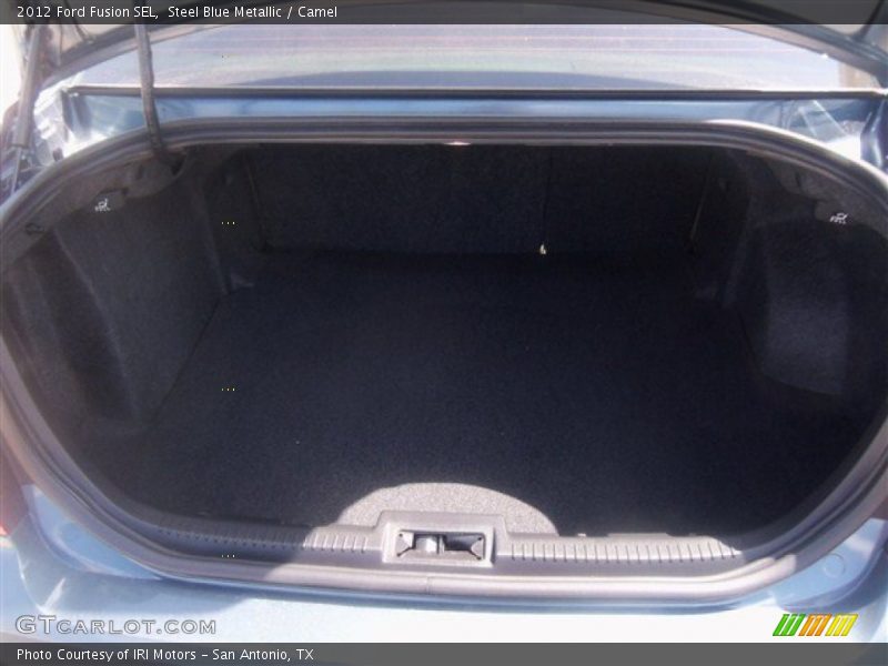 Steel Blue Metallic / Camel 2012 Ford Fusion SEL