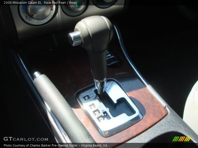 Rave Red Pearl / Beige 2009 Mitsubishi Galant ES