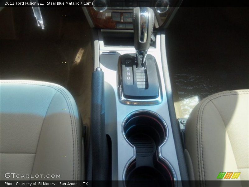 Steel Blue Metallic / Camel 2012 Ford Fusion SEL
