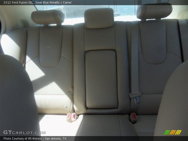 Steel Blue Metallic / Camel 2012 Ford Fusion SEL