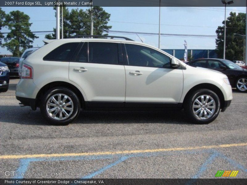 Light Sage Metallic / Camel 2007 Ford Edge SEL