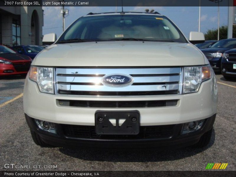 Light Sage Metallic / Camel 2007 Ford Edge SEL