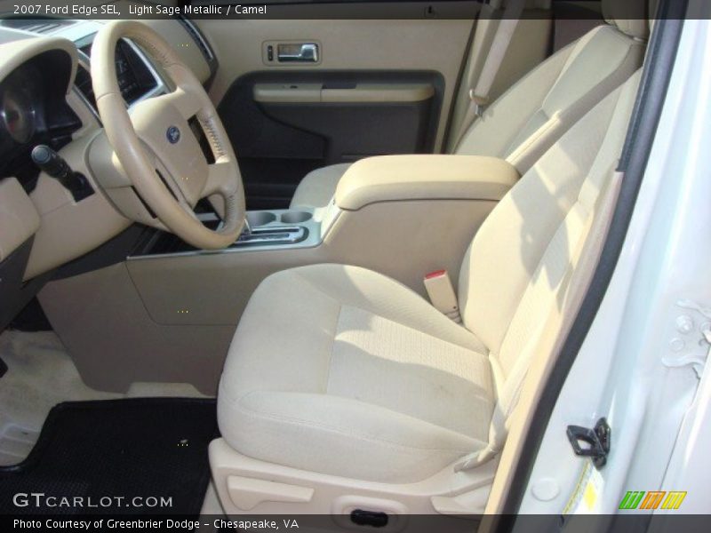 Light Sage Metallic / Camel 2007 Ford Edge SEL