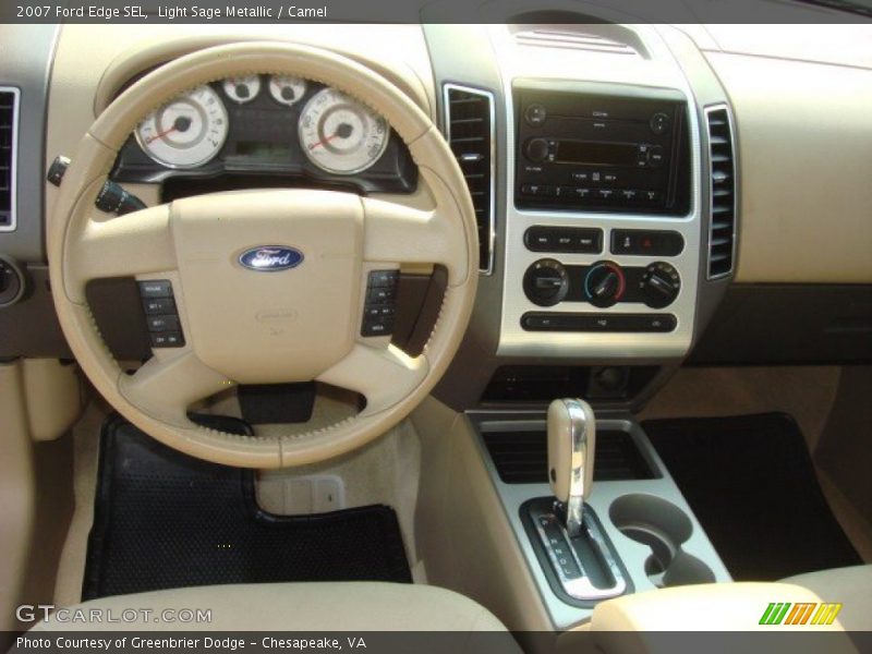Light Sage Metallic / Camel 2007 Ford Edge SEL