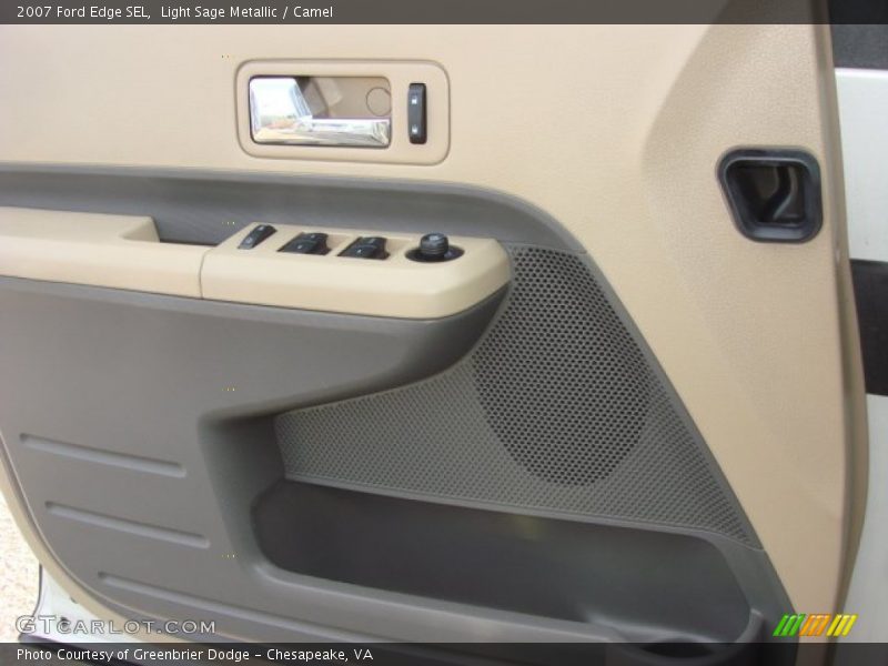 Light Sage Metallic / Camel 2007 Ford Edge SEL