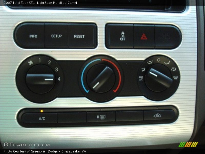 Light Sage Metallic / Camel 2007 Ford Edge SEL