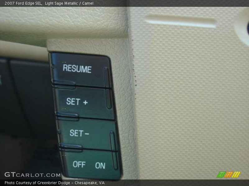 Light Sage Metallic / Camel 2007 Ford Edge SEL