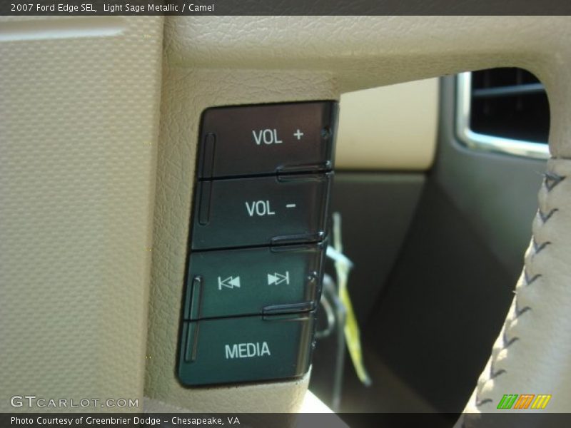 Light Sage Metallic / Camel 2007 Ford Edge SEL