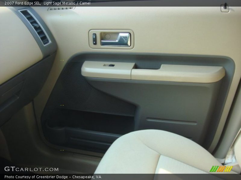 Light Sage Metallic / Camel 2007 Ford Edge SEL