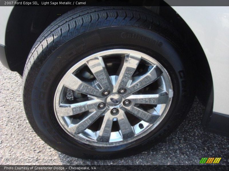Light Sage Metallic / Camel 2007 Ford Edge SEL