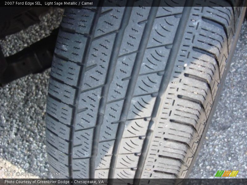 Light Sage Metallic / Camel 2007 Ford Edge SEL