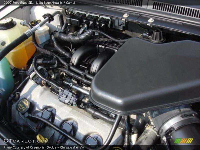 Light Sage Metallic / Camel 2007 Ford Edge SEL
