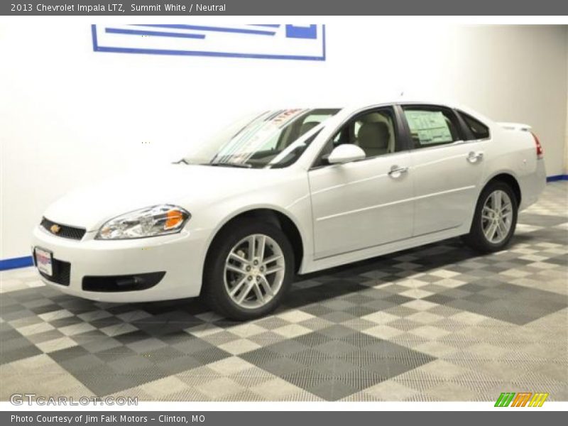 Summit White / Neutral 2013 Chevrolet Impala LTZ