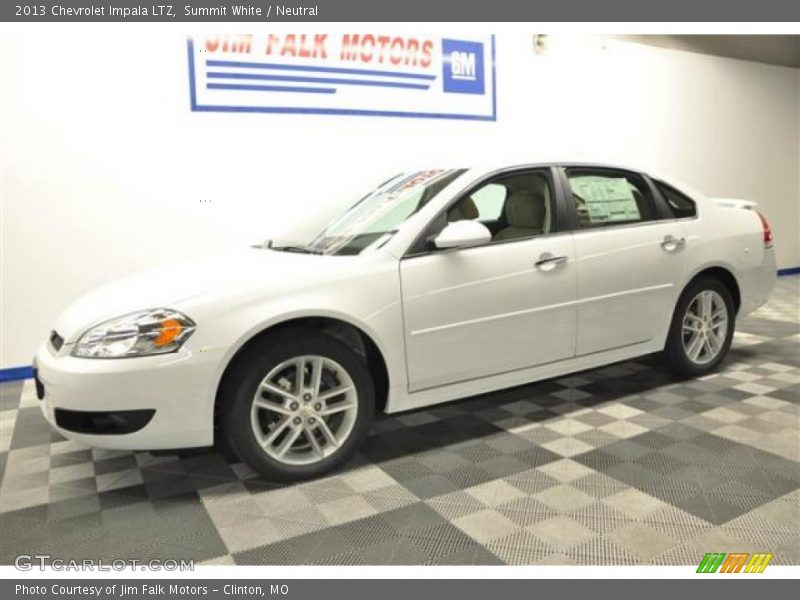 Summit White / Neutral 2013 Chevrolet Impala LTZ