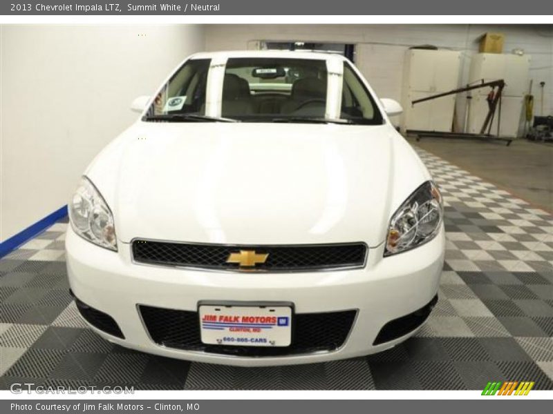 Summit White / Neutral 2013 Chevrolet Impala LTZ