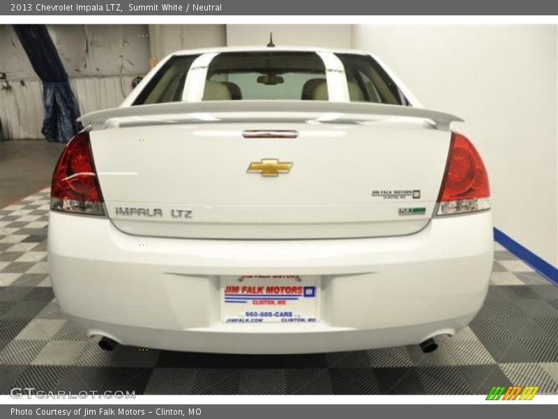 Summit White / Neutral 2013 Chevrolet Impala LTZ