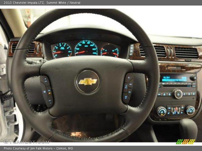 Summit White / Neutral 2013 Chevrolet Impala LTZ