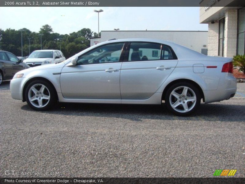 Alabaster Silver Metallic / Ebony 2006 Acura TL 3.2