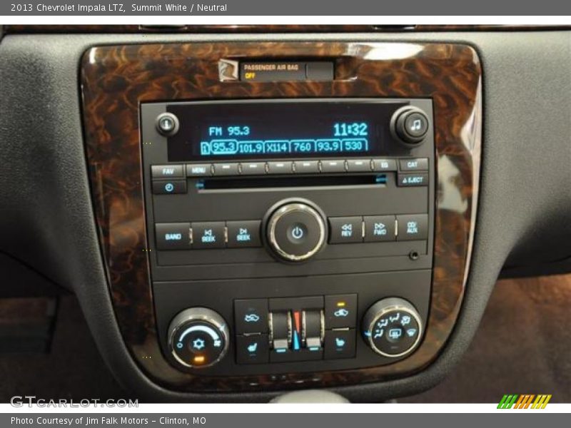 Summit White / Neutral 2013 Chevrolet Impala LTZ