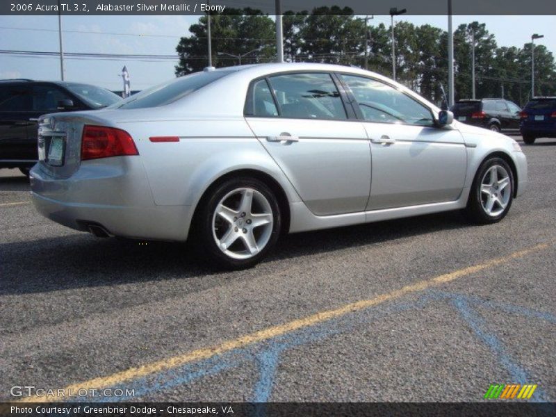 Alabaster Silver Metallic / Ebony 2006 Acura TL 3.2