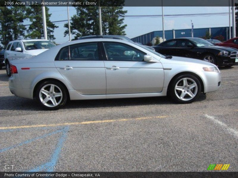 Alabaster Silver Metallic / Ebony 2006 Acura TL 3.2