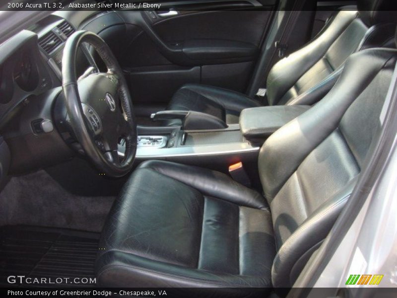 Alabaster Silver Metallic / Ebony 2006 Acura TL 3.2