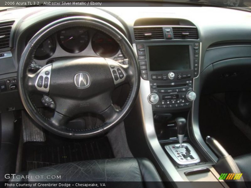 Alabaster Silver Metallic / Ebony 2006 Acura TL 3.2