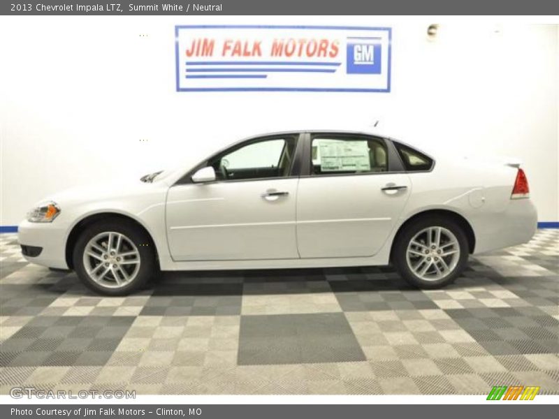 Summit White / Neutral 2013 Chevrolet Impala LTZ