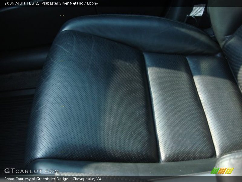Alabaster Silver Metallic / Ebony 2006 Acura TL 3.2