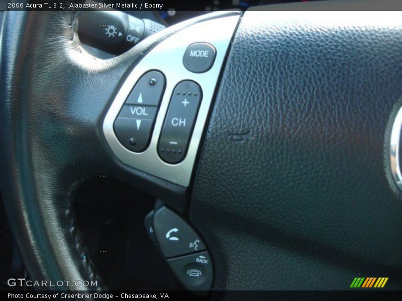 Alabaster Silver Metallic / Ebony 2006 Acura TL 3.2