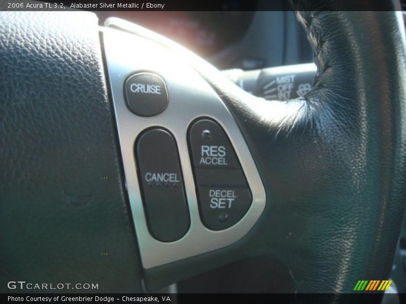 Alabaster Silver Metallic / Ebony 2006 Acura TL 3.2