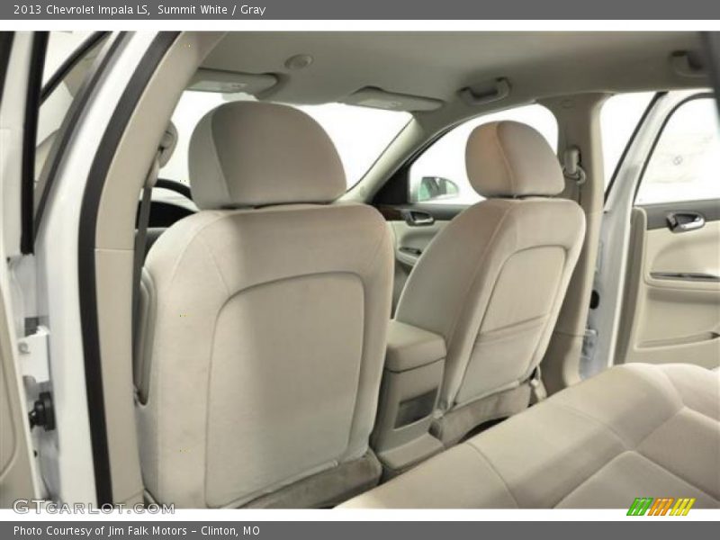 Summit White / Gray 2013 Chevrolet Impala LS