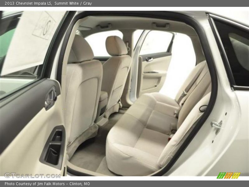 Summit White / Gray 2013 Chevrolet Impala LS