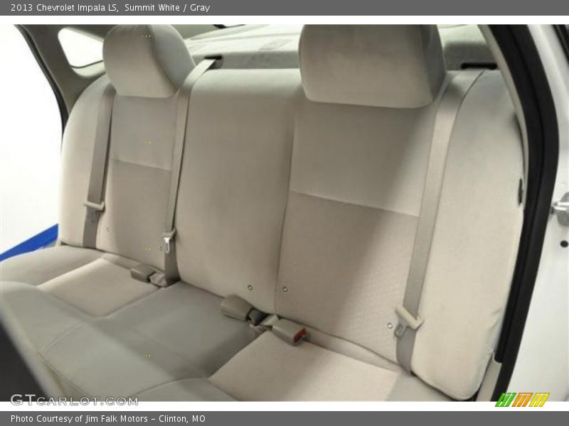 Summit White / Gray 2013 Chevrolet Impala LS