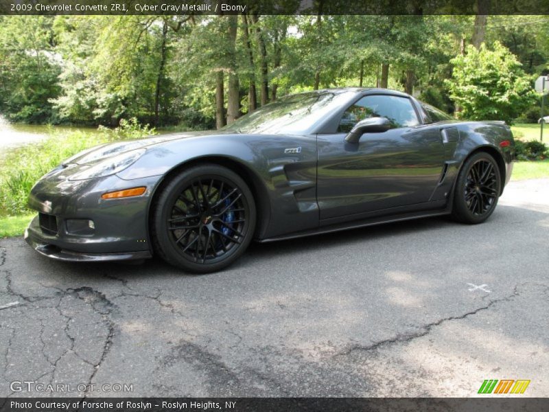 Cyber Gray Metallic / Ebony 2009 Chevrolet Corvette ZR1