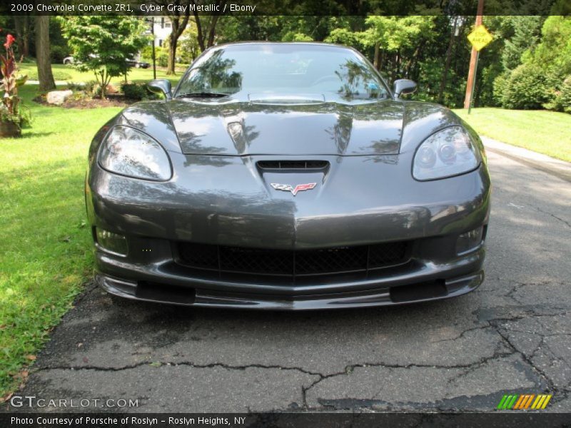 Cyber Gray Metallic / Ebony 2009 Chevrolet Corvette ZR1
