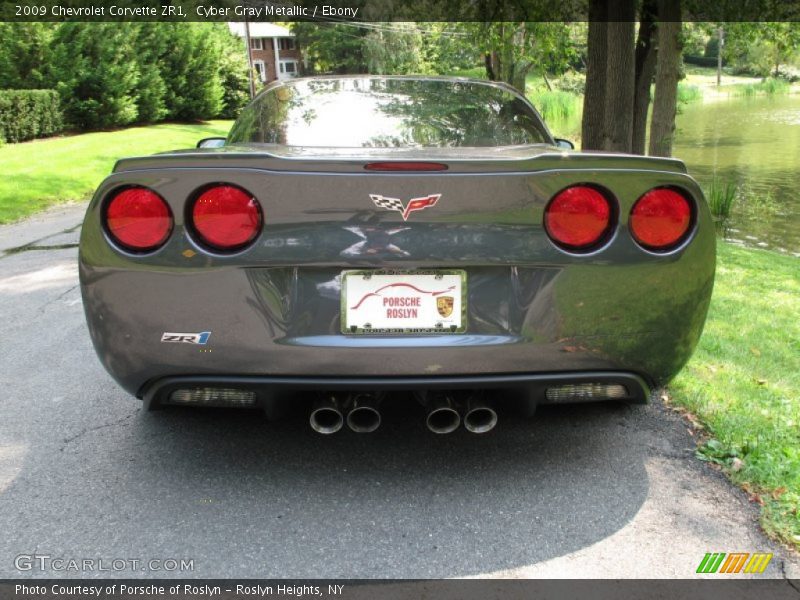 Cyber Gray Metallic / Ebony 2009 Chevrolet Corvette ZR1