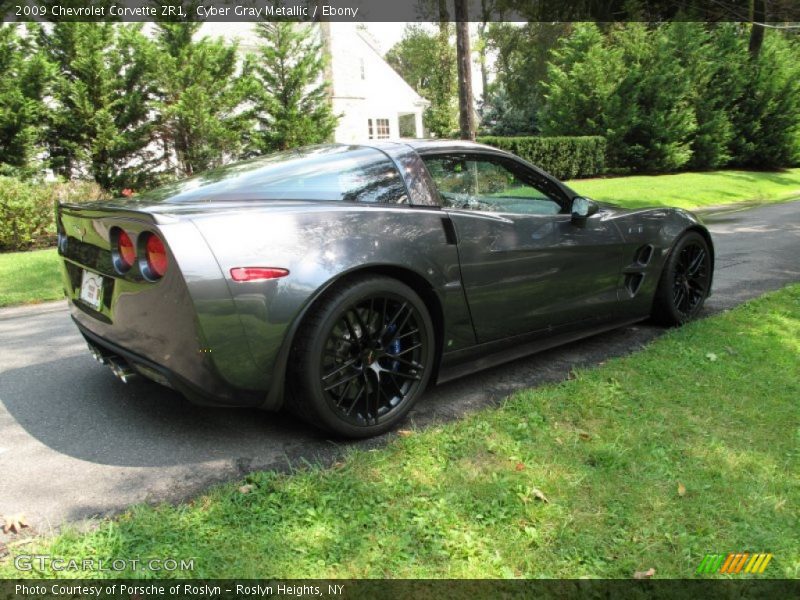 Cyber Gray Metallic / Ebony 2009 Chevrolet Corvette ZR1