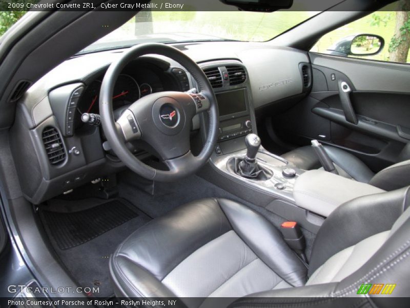 Ebony Interior - 2009 Corvette ZR1 
