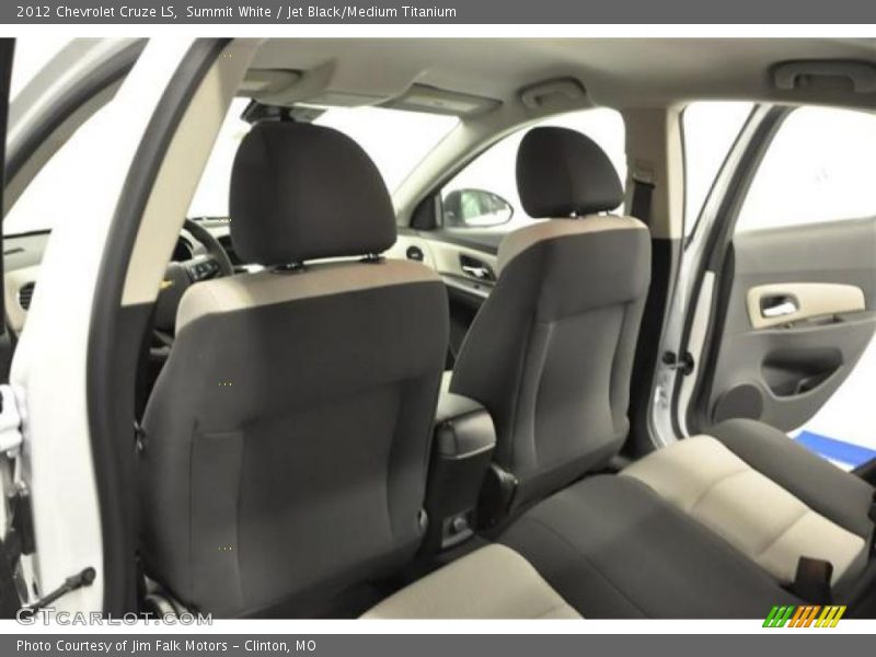 Summit White / Jet Black/Medium Titanium 2012 Chevrolet Cruze LS
