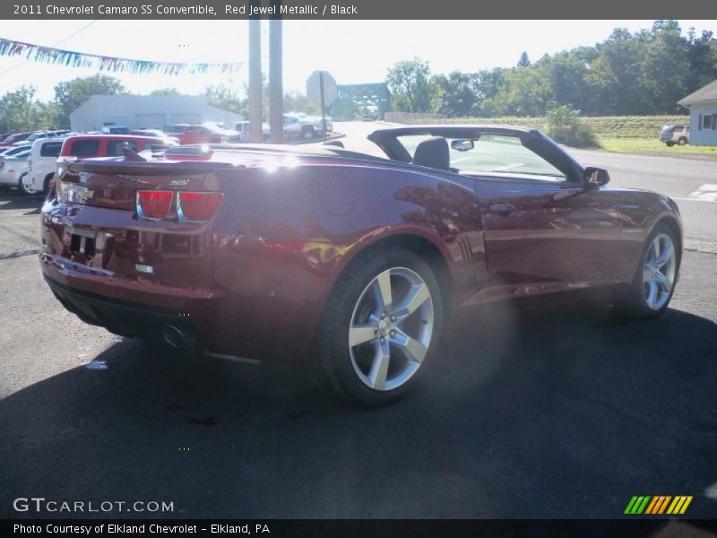 Red Jewel Metallic / Black 2011 Chevrolet Camaro SS Convertible