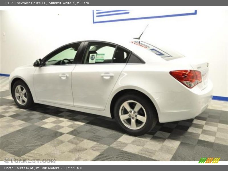 Summit White / Jet Black 2012 Chevrolet Cruze LT