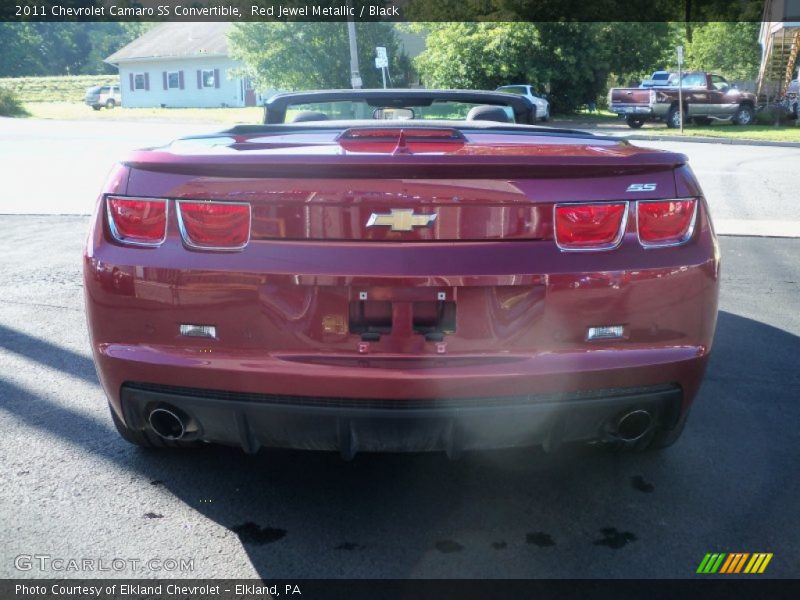 Red Jewel Metallic / Black 2011 Chevrolet Camaro SS Convertible