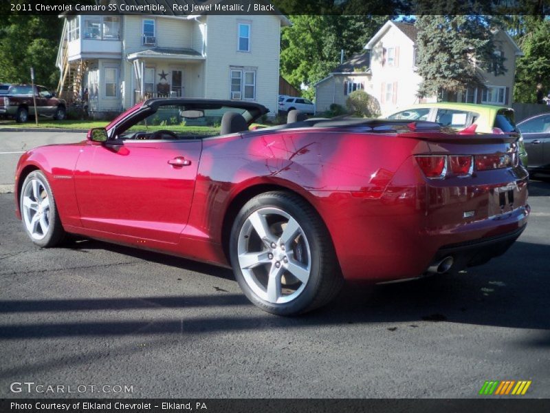 Red Jewel Metallic / Black 2011 Chevrolet Camaro SS Convertible