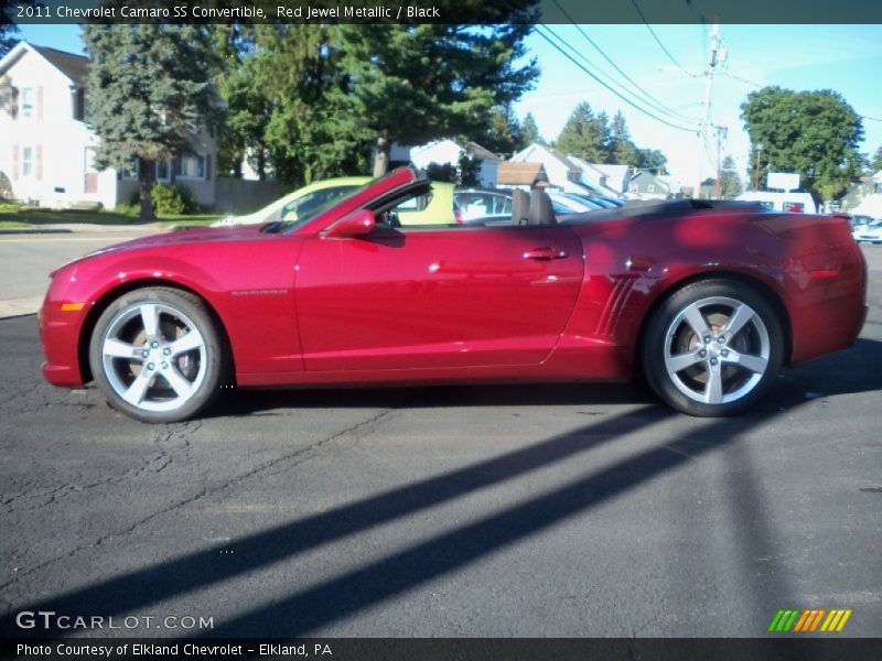 Red Jewel Metallic / Black 2011 Chevrolet Camaro SS Convertible