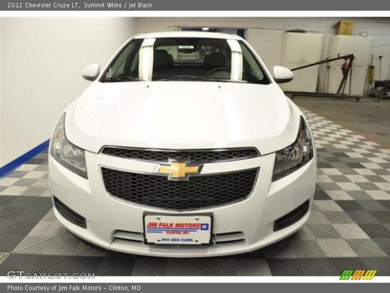 Summit White / Jet Black 2012 Chevrolet Cruze LT