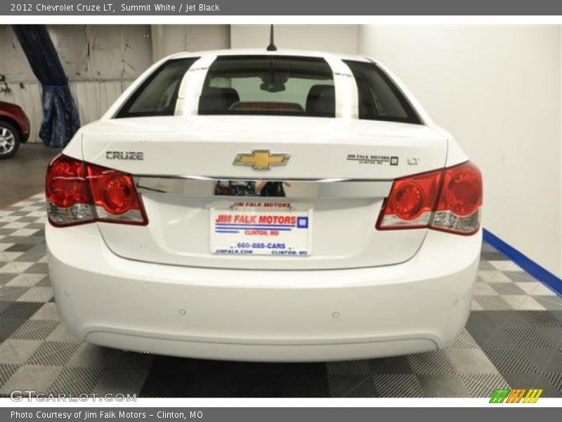 Summit White / Jet Black 2012 Chevrolet Cruze LT